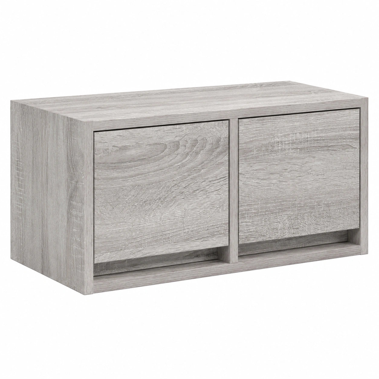 Mobile TV in legno Sonoma grigio 60x31x25,5 cm con ripiani, design minimalista scandinavo, ideale per soggiorno