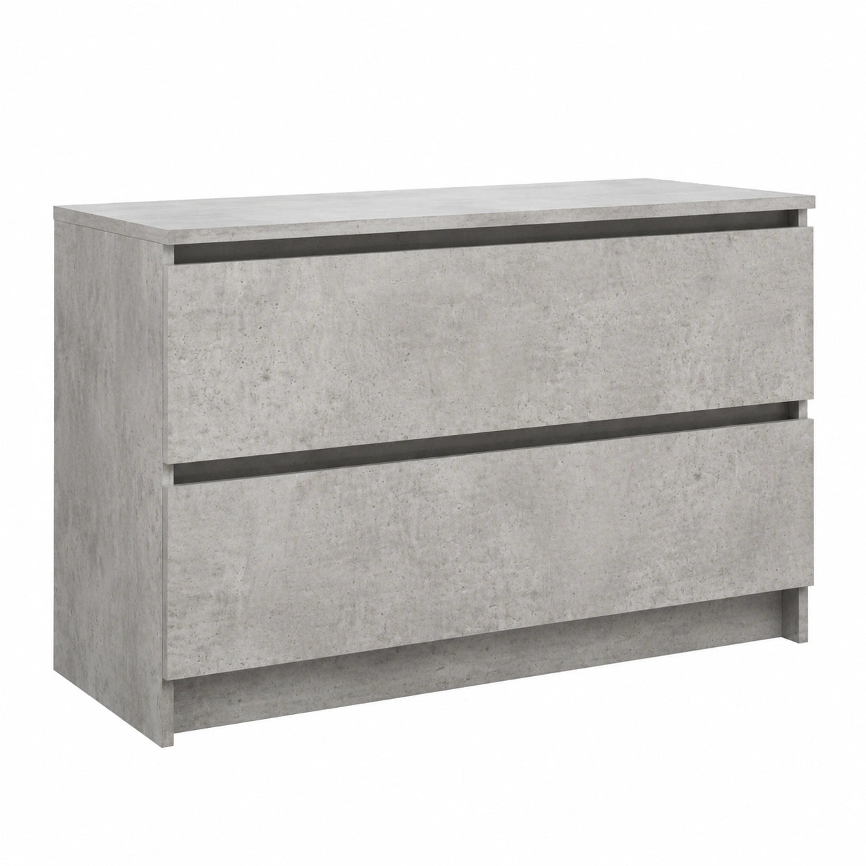 HOMELEN Mobile TV in Legno Grigio Cemento 100x35x54 cm Stile Scandinavo per Soggiorno e Camera