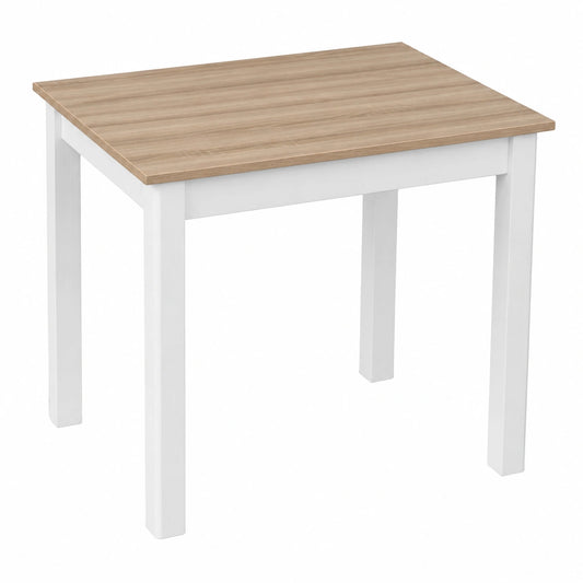 Tavolo da Cucina Scandinavo in Legno di Pino 100x60 cm per 2 Persone
