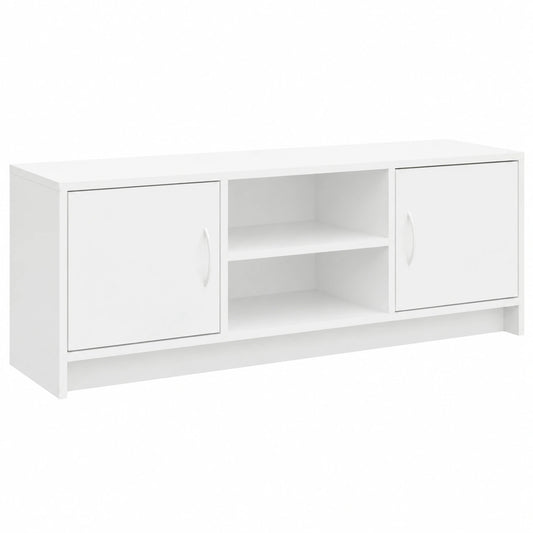 Mobile TV HOMELEN bianco in stile nordico, legno, 102x30x37.5 cm, per soggiorno e camera da letto