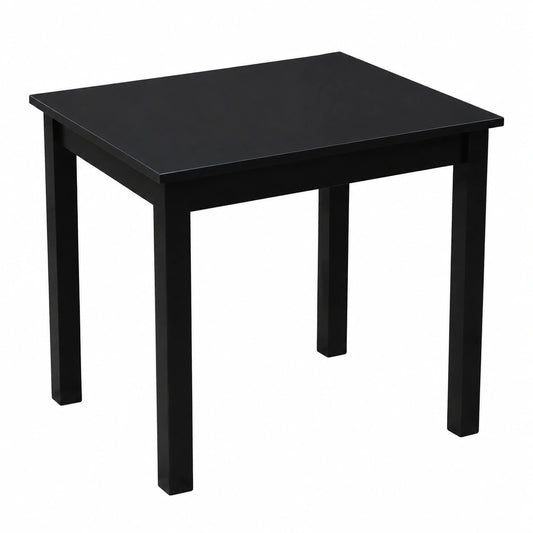 Tavolo da Pranzo Scandinavo in Pino Nero per 2 Persone 100x60 cm
