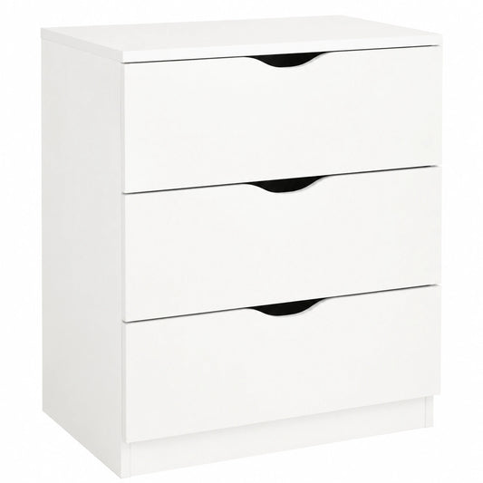 Cassettiera in Legno Stilizzata 60 x 42 x 78 cm con Stampa UV, Mobiletto Multifunzione Scandinavo per Cameretta e Asilo